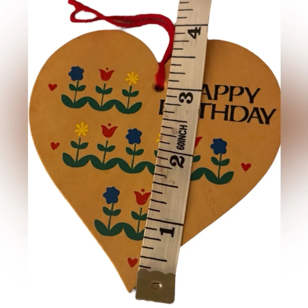 Wooden Heart Shaped Gift Tags